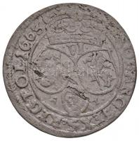 Lengyel Királyság 1663A-T 6Gr Ag "II. János Kázmér" (3,12g) T:2- ü.
Poland 1663A-T 6 Gros...
