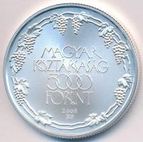 2008. 5000Ft Ag "Tokaji Történelmi Borvidék" T:BU