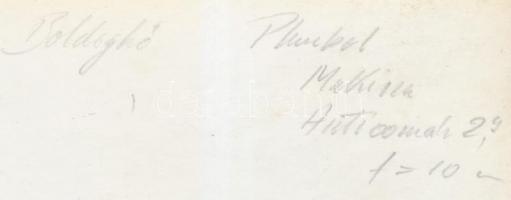 cca 1950 Boldogkő, feliratozott fotó, 12x17 cm