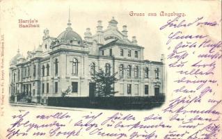 1898 Augsburg, Herrles Saalbau / hall (EB)