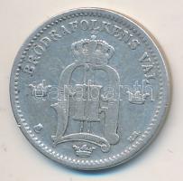 Svédország 1902EB 25ö Ag T:2-
Sweden 1902EB 25 Ore Ag C:VF