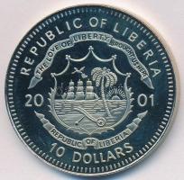 Libéria 2001. 10$ "Szabadság pillanatai- Prágai tavasz 1968" multicolor, tanúsítvánnyal T:...