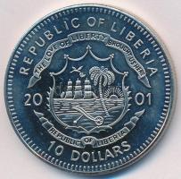 Libéria 2001. 10$ "Szabadság pillanatai- Francia forradalom 1789." multicolor, tanúsítvánn...