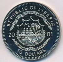 Libéria 2001. 10$ "Szabadság pillanatai - Bécs felmentése a török alól 1683. ." multicolor...