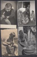 cca 1960 Tiszavölgyi József hagyatékából 13 db gyermekfotó, 9x12 cm és 9x14 cm