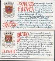 Castles (V) 2 stamp-booklet Várak és kastélyok (V.) 2 db bélyegfüzet
