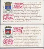 Castles (VII) 2 stamp-booklet Várak és kastélyok (VIII.) 2 db bélyegfüzet
