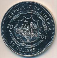 Libéria 2001. 10$ "Szabadság pillanatai - Maratoni csata Kr. e. 490." multicolor, tanúsítv...