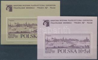 International Stamp Exhibition block set Nemzetközi bélyegkiállítás blokk sor