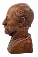 Sóváry János (1895-1966): Medgyessy Ferenc büszt. Bronz, jelzés nélkül, plusz egy könyv a művészről,...