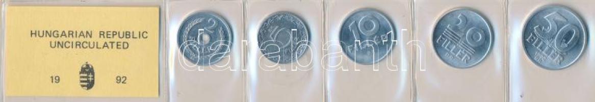 1992. 2f-50f 5klf db forgalmi sor fóliában T:1