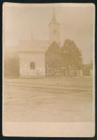cca 1910 Túrócszentmárton templom fotó, 10x7cm