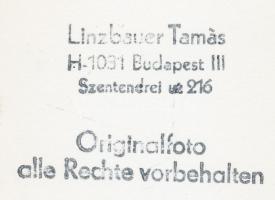 Linzbauer Tamás: Budapest, 43-as villamos, jelzett,10x15cm