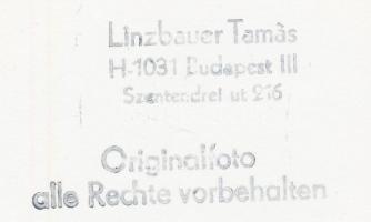 Linzbauer Tamás: Budapest, 43-as villamos, jelzett,10x15cm