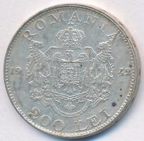 Románia 1942. 200L Ag T:2,2- Romania 1942. 200 Lei Ag C:XF,VF