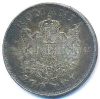 Románia 1942. 200L Ag T:2- patina Romania 1942. 200 Lei Ag C:VF patina