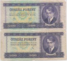 1975-1980. 500Ft (2x) T:III