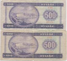 1975-1980. 500Ft (2x) T:III