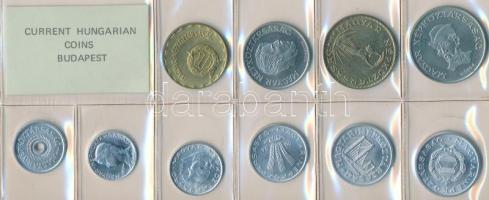 1984. 2f-20Ft 10db klf érmés forgalmi sor fóliatokban T:1