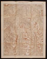 1894 Ötzthal & Stubai: S. Pitzthal, 1:50000, Deutschen und Österreichischen Alpen-Verein, 63×51 cm