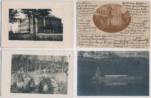 100 db RÉGI külföldi városképes lap, pár fotóval, vegyes minőség; főleg német és osztrák / 100 old f...