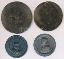 DN 2db klf Rákóczi Ferenc lemezérem (38mm) + Eger és Óbuda város pecsétjének Br replikája "COPI...