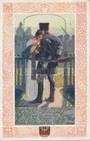German soldier, Rotes Kreuz, Vereines Südmark Karte Nr. 181. s: R. Assmann, Német katona. Vereines Südmark Karte Nr. 181. s: R. Assmann