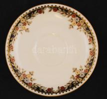 Zsolnay Sissy mintás teás készlet: 1 db fedeles kiöntő (m: 15,5 cm), 1 db fedeles cukortartó (m: 12,...