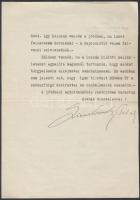 1943 Lieszkovszky Pál M. Kir. Honvéd vezérkar főnöke személyi segédtiszt, később alezredes, saját ké...