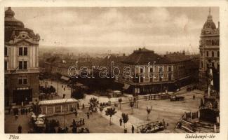 Pécs, Széchenyi tér, villamos (EK)