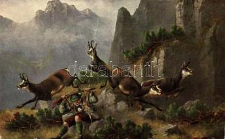 Hunters, Marke Egemes Serie 21. Nr. 2. (fa)