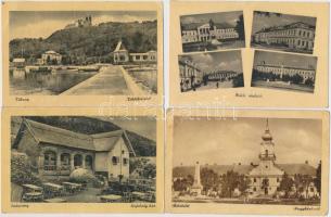 334 db MODERN magyar fekete-fehér városképes lap az 1950-es 1960-as évekből dobozban / 334 modern Hungarian black and white town-view postcards from the 50's and the 60's in a box