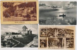 334 db MODERN magyar fekete-fehér városképes lap az 1950-es 1960-as évekből dobozban / 334 modern Hu...