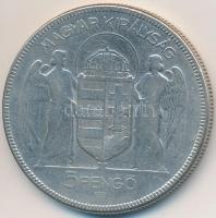 1930. 5P Ag "Horthy jobbra" T:3
Adamo P8