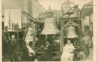 Budapest XIV. Rózsafüzér Királynéja domonkos templom harangjai Szlezák öntödéjében (b)