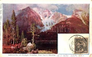 Antholzer See, Hochgall, Pusterthal; Tiroler Seen VIII/2. Philipp & Kramer s: A. Hlavacek (EM)