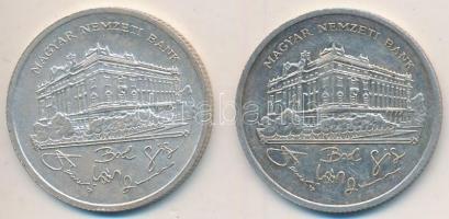 1992. 200Ft Ag "MNB" (2x) T:2,2-