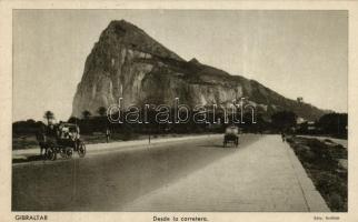 Gibraltar, Desde la carretera / road