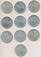 1994. 200Ft Ag "Deák" (10x) T:2,2-