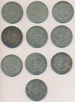 1947. 5Ft Ag "Kossuth" (10x) T:2-,3