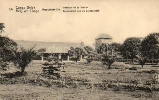 Ubundu, Ponthierville; interior of the station, 5 Centimes Ga.