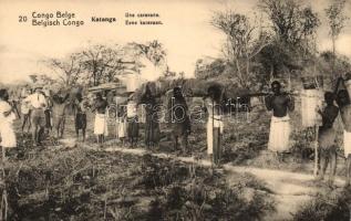 Katanga, caravan, folklore, 5 Centimes Ga.