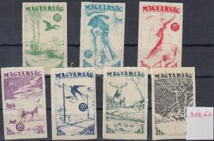 1936 Nemzeti szocialista napilap 7 db propaganda bélyeg