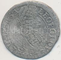 Német Államok / Szilézia 1696CB 3kr Ag "I. Lipót" (1,23g) T:3 German States / Silesia 1696CB 3 Kreuzer Ag "Leopold I" (1,23g) C:F