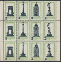 1930 XII. Nemzetközi Építészeti kongresszus levélzáró kisív