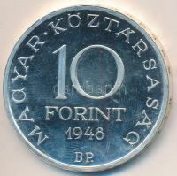 1948. 10Ft Ag "Széchenyi" utánveret T:PP felületi karc Adamo EM2