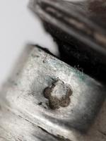 Ezüst(Ag) nyelű étkészlet, 6 db villa, 6 db kés, jelzett / Silver cutlery set for 6 persons br: 1031...