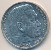 Német 3. Birodalom 1938A 5M Ag "Hindenburg" T:2,2-
German Third Reich 1938A 5 Marks Ag &q...