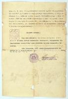 1937-1947 Bécsi születésű, zsidó vallású budapesti lakos részére szóló hiteles másolat állampolgársá...