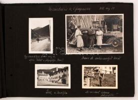 cca 1936 Nagy utazás Olaszország, Svájc, Ausztria vidékein át. Jól dokumentált, feliratozott, szép f...